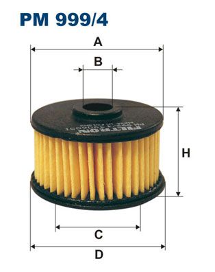 FILTRON Degvielas filtrs PM 999/4