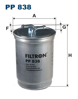 FILTRON Degvielas filtrs PP 838