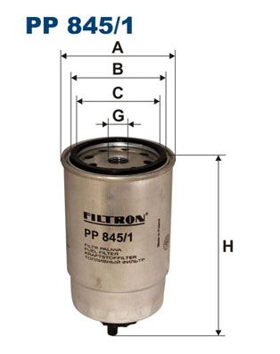 FILTRON Degvielas filtrs PP 845/1