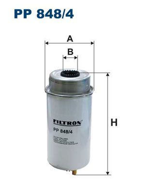 FILTRON Топливный фильтр PP 848/4