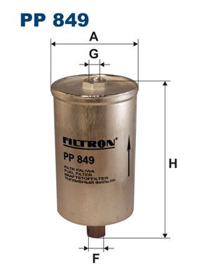 FILTRON Топливный фильтр PP 849