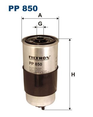 FILTRON Degvielas filtrs PP 850