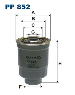 FILTRON Топливный фильтр PP 852