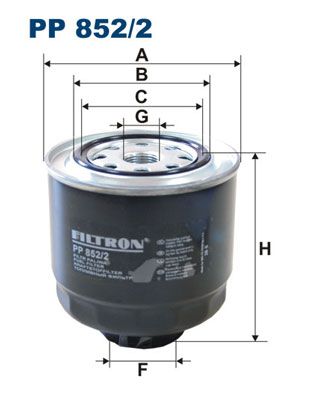 FILTRON Топливный фильтр PP 852/2
