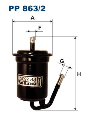 FILTRON Топливный фильтр PP 863/2