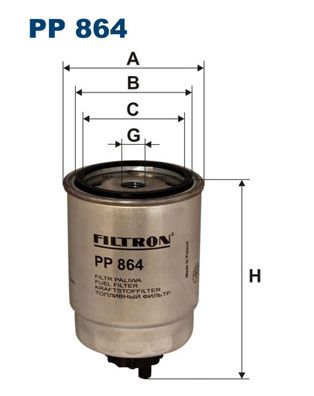 FILTRON Топливный фильтр PP 864