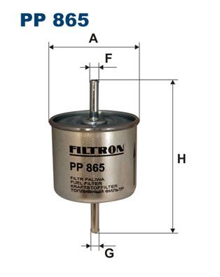 FILTRON Топливный фильтр PP 865