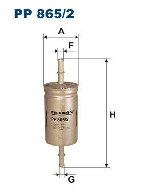 FILTRON Топливный фильтр PP 865/2