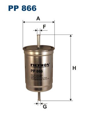 FILTRON Degvielas filtrs PP 866