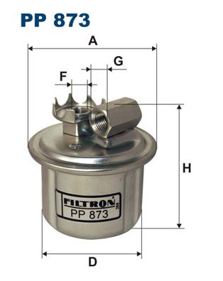 FILTRON Топливный фильтр PP 873