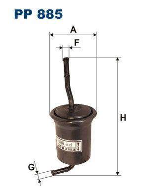 FILTRON Degvielas filtrs PP 885