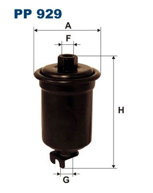 FILTRON Degvielas filtrs PP 929