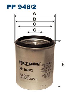 FILTRON Топливный фильтр PP 946/2