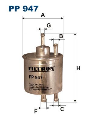 FILTRON Топливный фильтр PP 947
