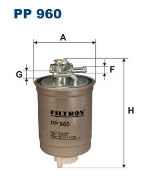 FILTRON Топливный фильтр PP 960