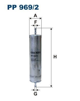 FILTRON Degvielas filtrs PP 969/2