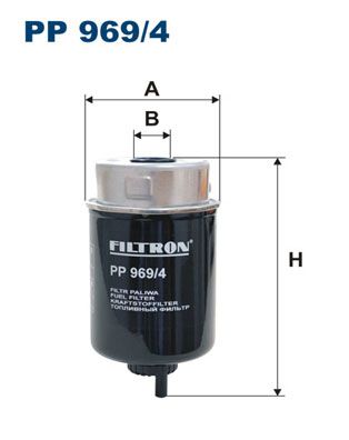 FILTRON Топливный фильтр PP 969/4