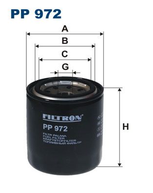 FILTRON Топливный фильтр PP 972