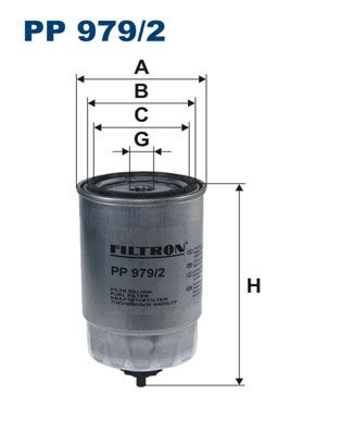 FILTRON Топливный фильтр PP 979/2