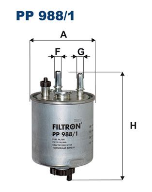 FILTRON Топливный фильтр PP 988/1