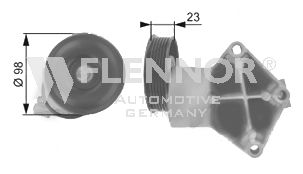 FLENNOR Натяжной ролик, поликлиновой ремень FA23996