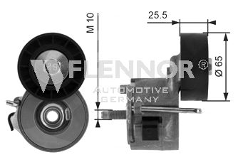 FLENNOR Натяжной ролик, поликлиновой ремень FS99495
