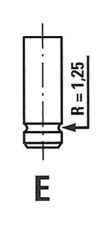 FRECCIA Izplūdes vārsts MI5054/R