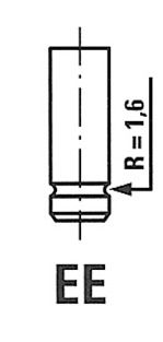 FRECCIA Izplūdes vārsts R3048/RCR