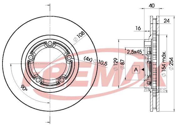 FREMAX Bremžu diski BD-0200