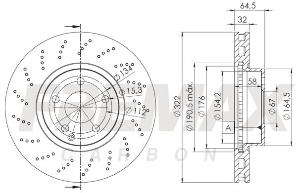 FREMAX Bremžu diski BD-6472