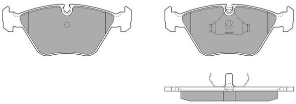 FREMAX Комплект тормозных колодок, дисковый тормоз FBP-0625