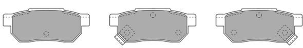 FREMAX Комплект тормозных колодок, дисковый тормоз FBP-0663