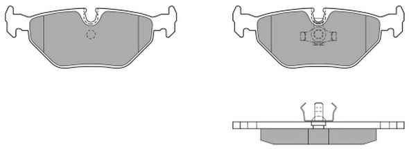 FREMAX Комплект тормозных колодок, дисковый тормоз FBP-0733