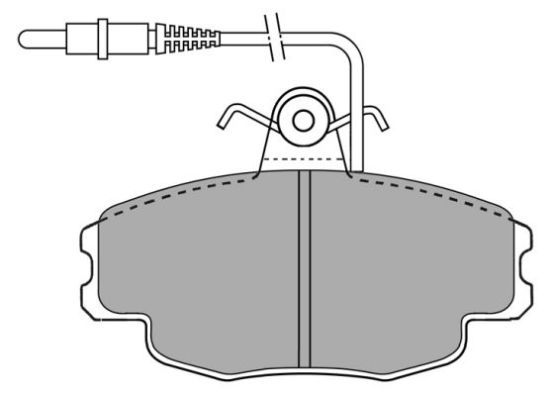 FREMAX Комплект тормозных колодок, дисковый тормоз FBP-0762