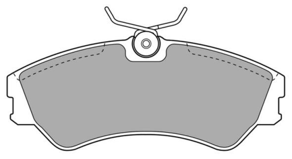 FREMAX Комплект тормозных колодок, дисковый тормоз FBP-0818
