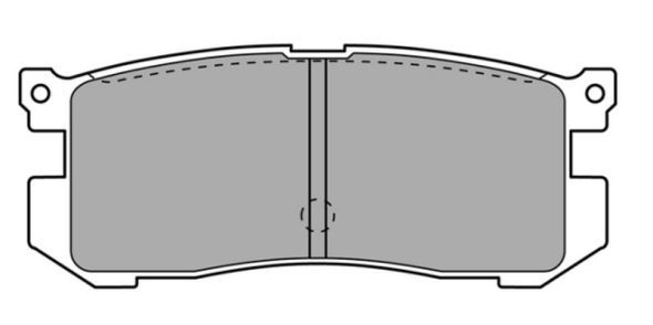 FREMAX Комплект тормозных колодок, дисковый тормоз FBP-0851