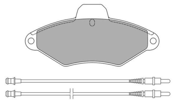 FREMAX Комплект тормозных колодок, дисковый тормоз FBP-0885