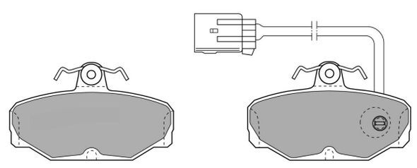 FREMAX Комплект тормозных колодок, дисковый тормоз FBP-0918