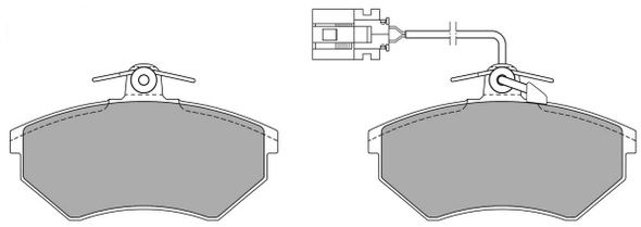 FREMAX Комплект тормозных колодок, дисковый тормоз FBP-0953