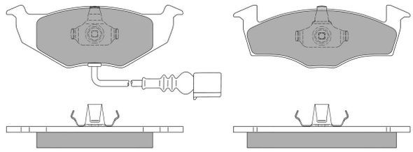 FREMAX Комплект тормозных колодок, дисковый тормоз FBP-0985-01
