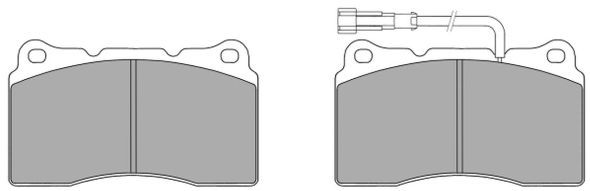 FREMAX Комплект тормозных колодок, дисковый тормоз FBP-1148