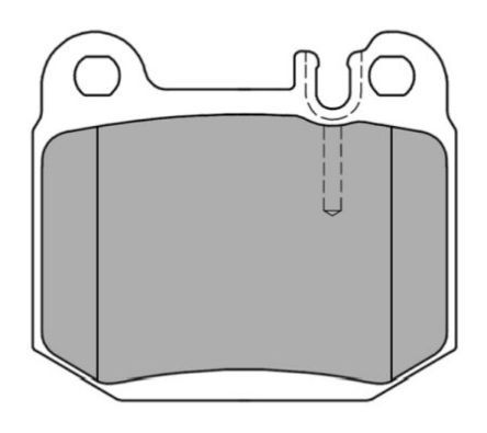 FREMAX Комплект тормозных колодок, дисковый тормоз FBP-1326