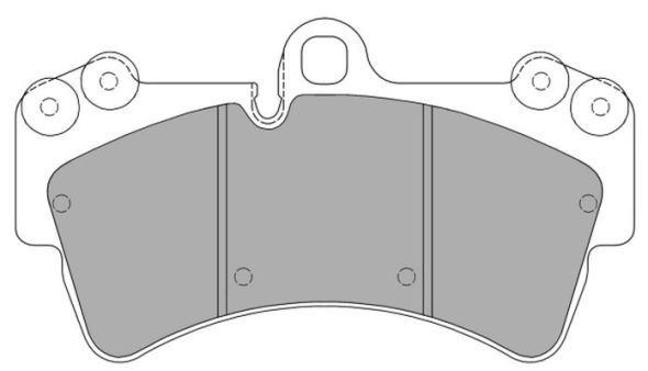 FREMAX Комплект тормозных колодок, дисковый тормоз FBP-1358