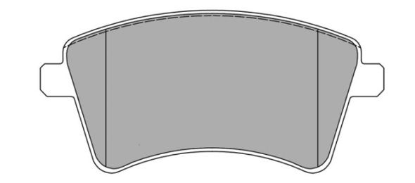 FREMAX Комплект тормозных колодок, дисковый тормоз FBP-1582