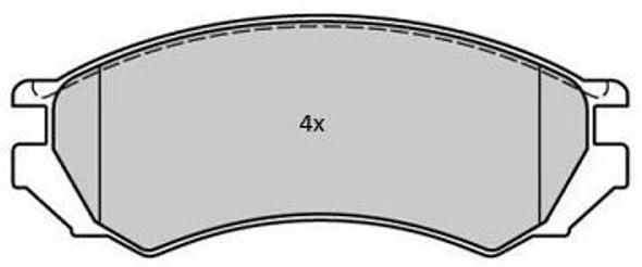 FREMAX Комплект тормозных колодок, дисковый тормоз FBP-1770