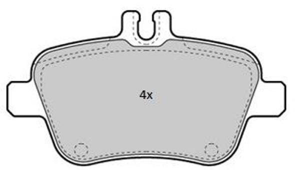 FREMAX Комплект тормозных колодок, дисковый тормоз FBP-1870