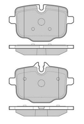 FREMAX Комплект тормозных колодок, дисковый тормоз FBP-1966