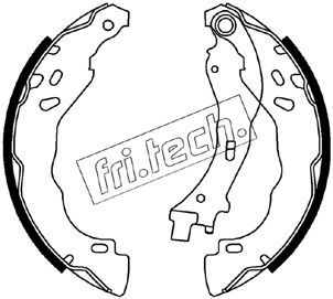 FRI.TECH. Комплект тормозных колодок 1022.037