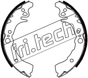 FRI.TECH. Комплект тормозных колодок 1026.347