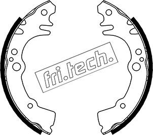 FRI.TECH. Bremžu loku komplekts 1026.350